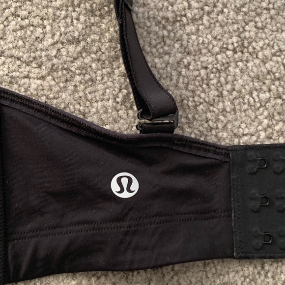 Lululemon Black Workout/Sports Bra - Picture 2 of 3